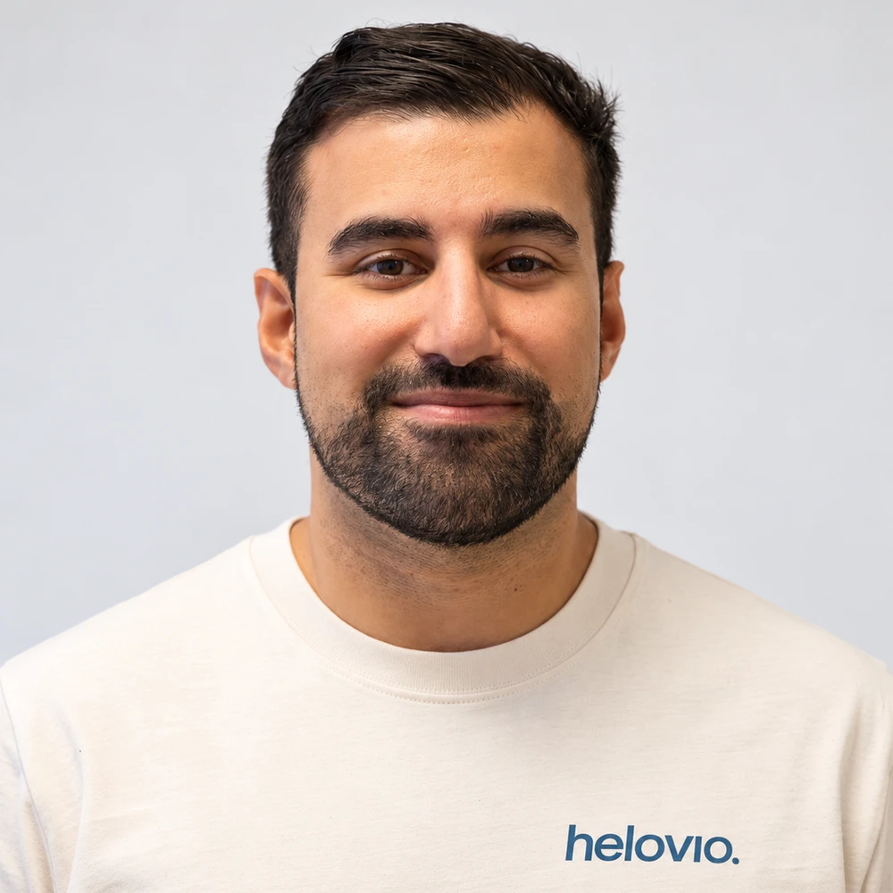 Robin Natt och Dag Hakimi, medicinskt ansvarig läkare på Helovio